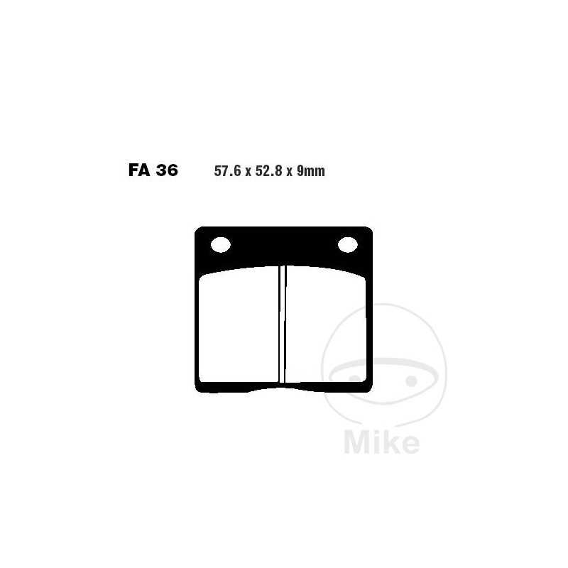 EBC Semi-sintered brake pads V ALTN: 7870282 737.70.09