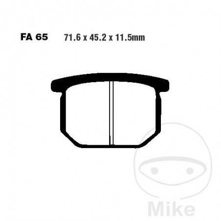 EBC Semi-sintered brake pads V 737.70.14