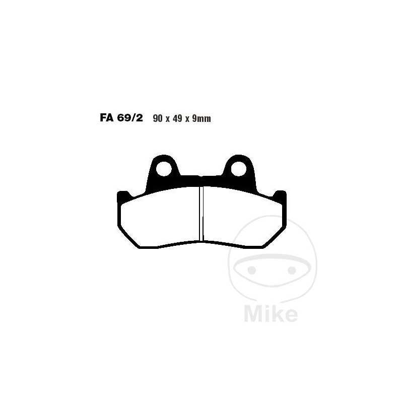 EBC Semi-sintered brake pads V 737.70.17
