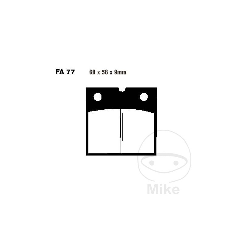 EBC Semi-sintered brake pads V 737.70.21