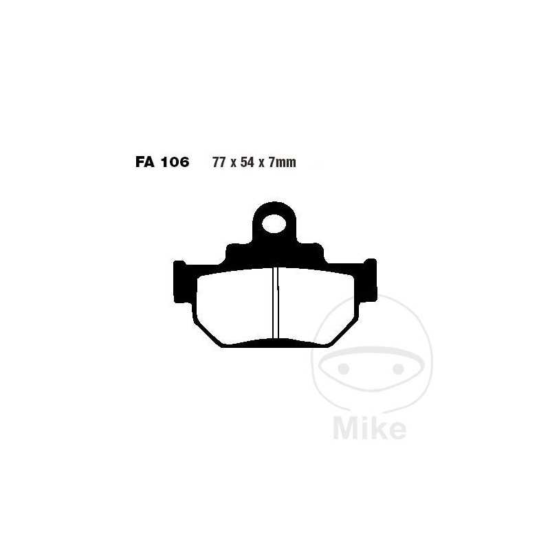 EBC Semi-sintered brake pads V 737.70.28