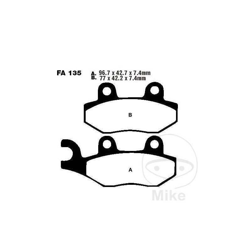 EBC SINTERED BRAKE PADS R ALTN: 7872930 737.70.96