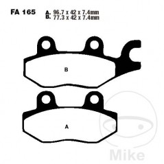 EBC SINTERED BRAKE PADS R ALTN: 7872575 737.71.20