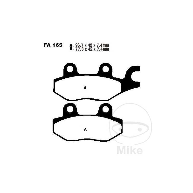 EBC SINTERED BRAKE PADS R ALTN: 7872575 737.71.20