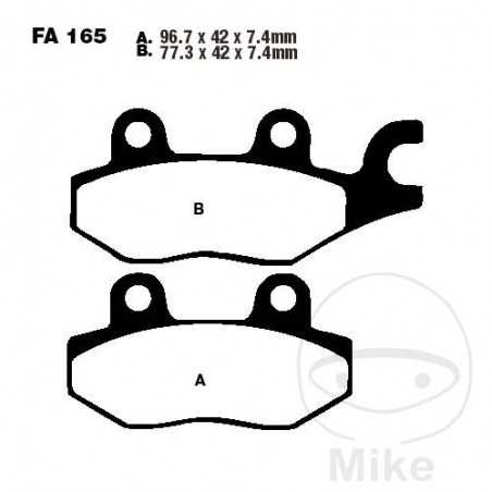 EBC Standard brake pads ALTN: 7872237 737.45.64
