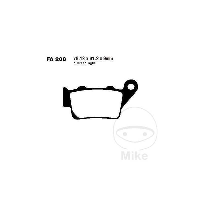 EBC SINTERED BRAKE PADS R ALTN: 7873110 737.75.67