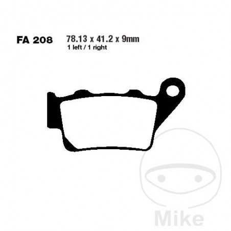 EBC SINTERED BRAKE PADS R ALTN: 7873110 737.75.67