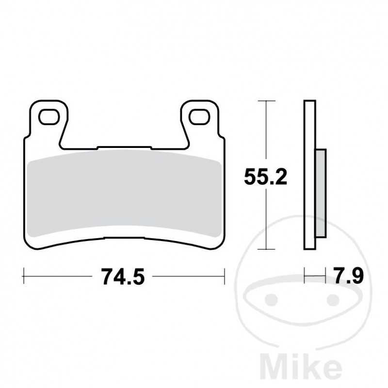 TRW Sintered front brake pads ALTN: 7329741 787.00.01