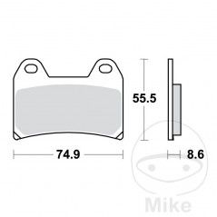 TRW carbon brake pads CRQ ALTN: 7320003 787.02.15