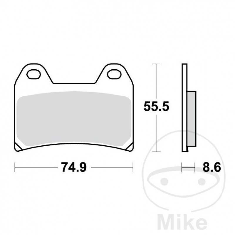 TRW carbon brake pads CRQ ALTN: 7320003 787.02.15
