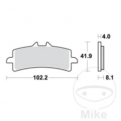 TRW carbon brake pads CRQ ALTN: 7320012 787.00.86