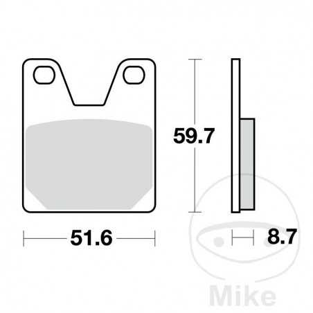 TRW Pastillas de freno trasero sinterizadas ALTN: 7320591 787.00.33