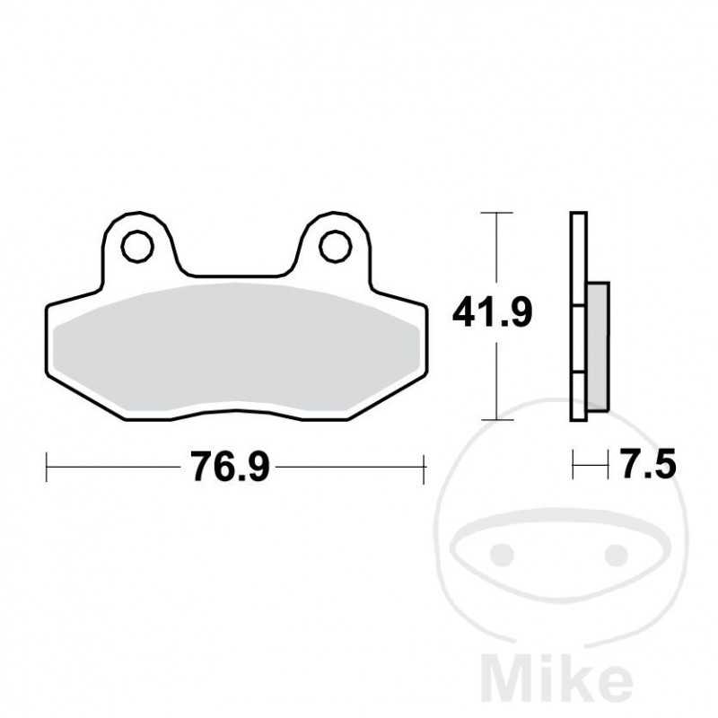 TRW Pastillas de freno para moto LC ALTN: 7320120 787.02.53