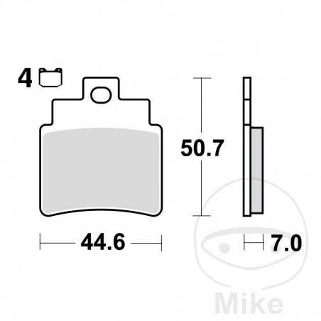 TRW Standard brake pads ALTN: 7370158 787.38.62