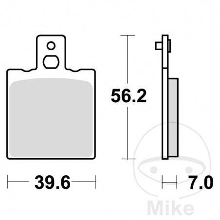 TRW SINTERED BRAKE PADS SI ALTN: 7323942 787.00.78