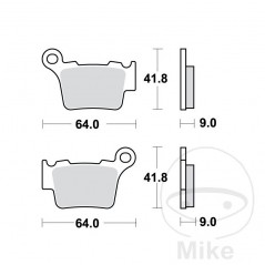 TRW Standard brake pads OFFROAD ALTN: 7320047 787.54.95