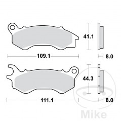 TRW Standard brake pads SCOOTER ALTN: 7323504 787.01.41