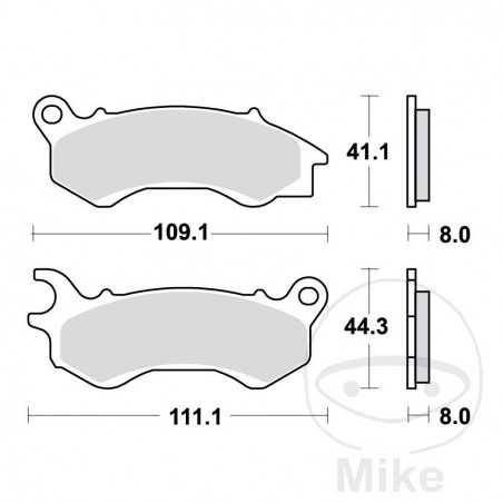 TRW Standard brake pads ALTN: 7370226 787.52.97