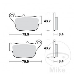 TRW PASTILLAS DE FRENO SINTERIZADAS SCOOTER ALTN: 7322878 787.01.43