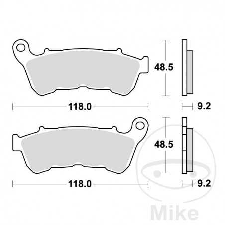 TRW Pastillas de freno delantero sinterizadas ALTN: 7370106 787.01.46