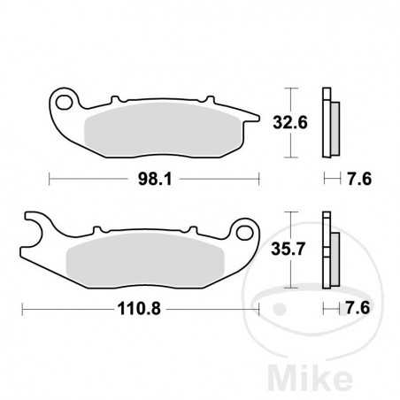 TRW Standard brake pads ALTN: 7320000 787.00.26