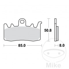 TRW carbon brake pads CRQ ALTN: 7370162 787.01.23