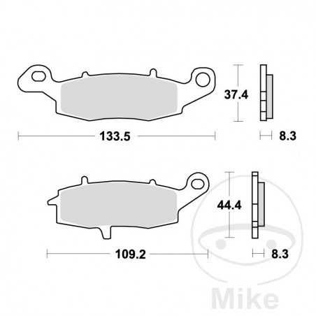 TRW Standard brake pads ALTN: 7378763 787.31.77