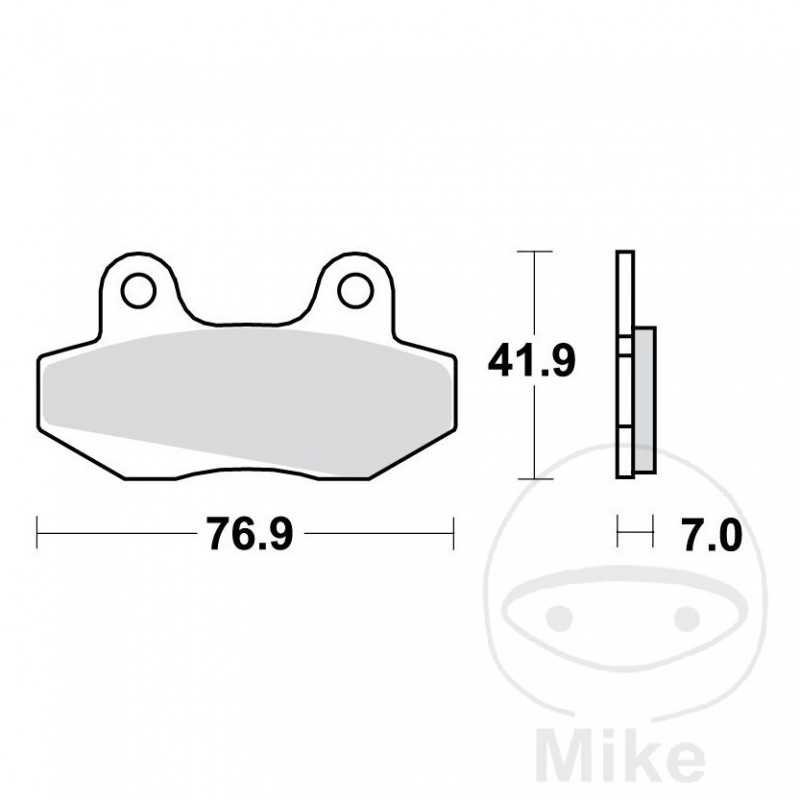 TRW Standard brake pads ALTN: 7326911 787.11.71