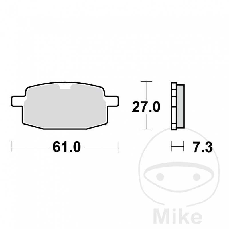 TRW Standard brake pads ALTN: 7320179 787.00.88