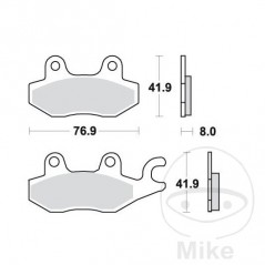 TRW Standard brake pads SCOOTER ALTN: 7378722 787.21.17