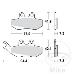 TRW Standard brake pads SCOOTER ALTN: 7320524 787.21.95
