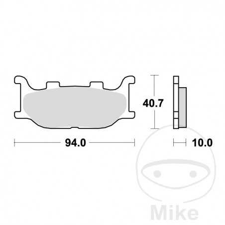 TRW Sintered front brake pads ALTN: 7329162 787.34.58