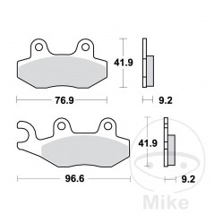 TRW Standard brake pads SCOOTER ALTN: 7320529 787.23.85