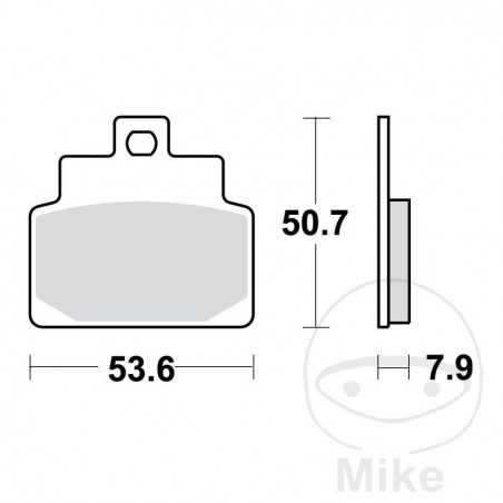 TRW Motorcycle brake pads LC ALTN:7320765 787.02.28