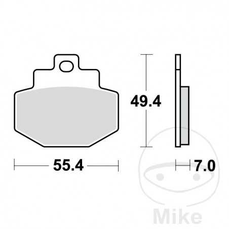 TRW Standard brake pads ALTN: 7320546 787.15.93