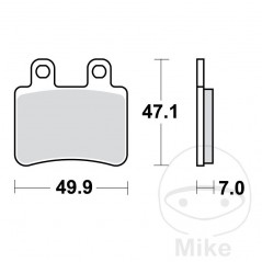 TRW Standard brake pads SCOOTER ALTN: 7320549 787.27.40