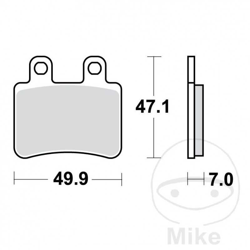 TRW Standard brake pads SCOOTER ALTN: 7320549 787.27.40