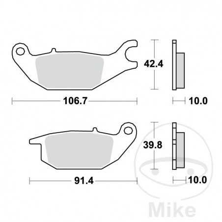 TRW Standard brake pads ALTN: 7324288 787.18.74