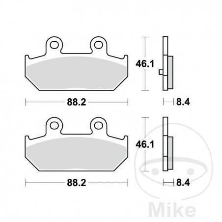 TRW Standard brake pads ALTN: 7320556 787.20.47
