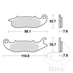 TRW Standard brake pads SCOOTER ALTN: 7322704 787.21.18