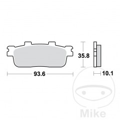 TRW PASTILLAS DE FRENO SINTERIZADAS SCOOTER ALTN: 7323496 787.51.98