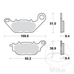 TRW Standard brake pads ALTN: 7370218 787.50.57