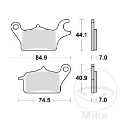 TRW Standard brake pads ALTN: 7370031 787.00.44