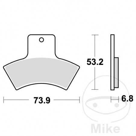 TRW SINTERED BRAKE PADS SI 787.03.20