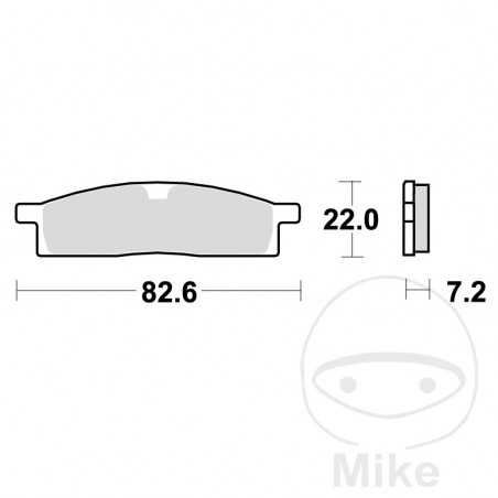 TRW SINTERED BRAKE PADS SI 787.03.21