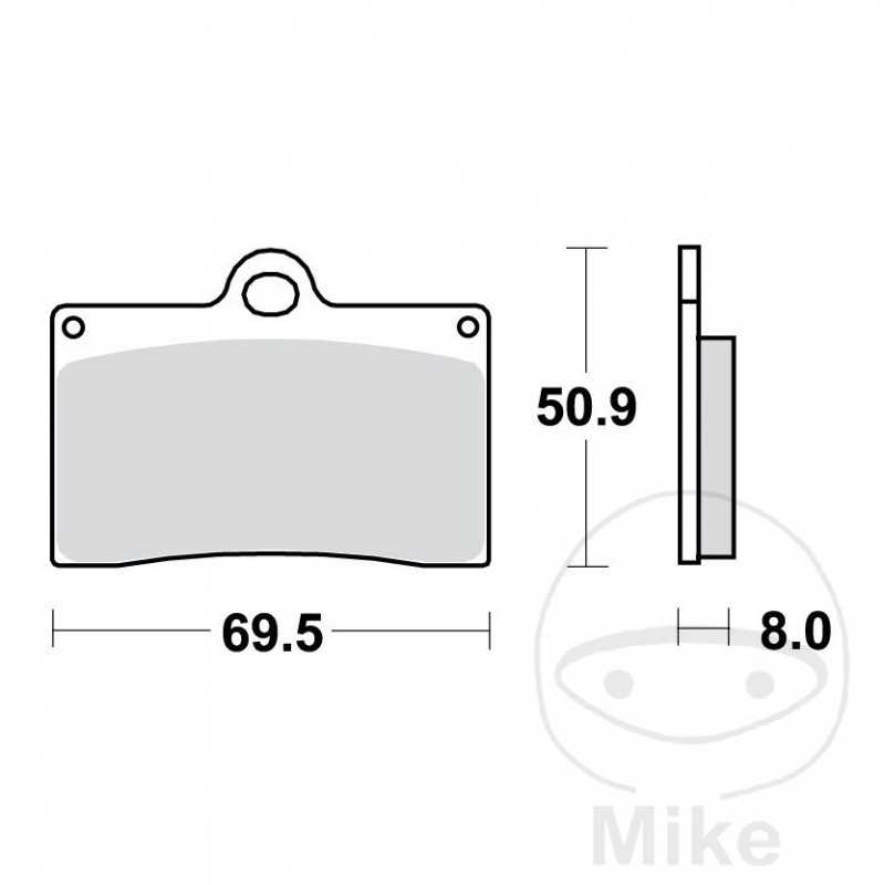 TRW carbon brake pads CRQ ALTN: 7321522 787.01.16