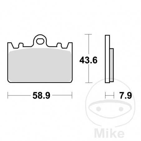 TRW PASTILLAS DE FRENO SINTERIZADAS TRQ ALTN:7328982 787.03.31
