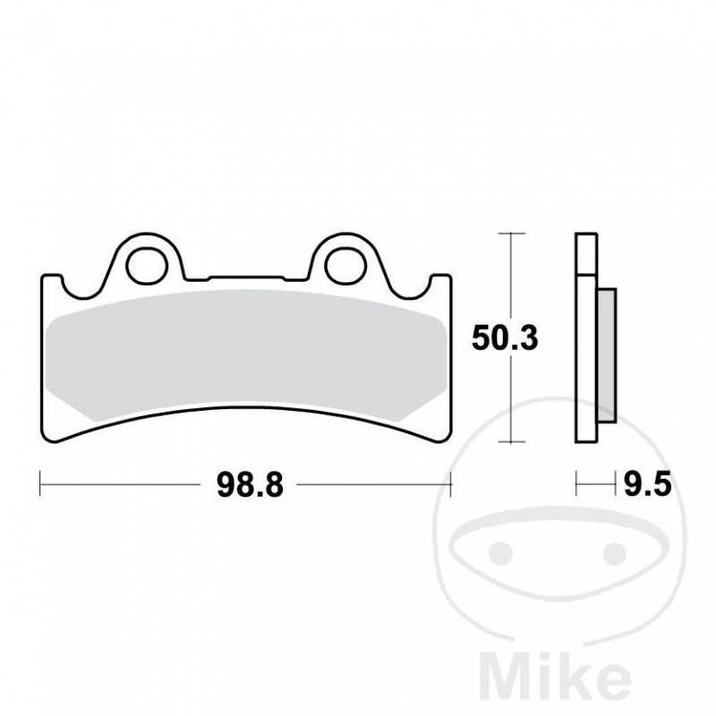 TRW Sintered front brake pads ALTN: 7328826 787.34.25