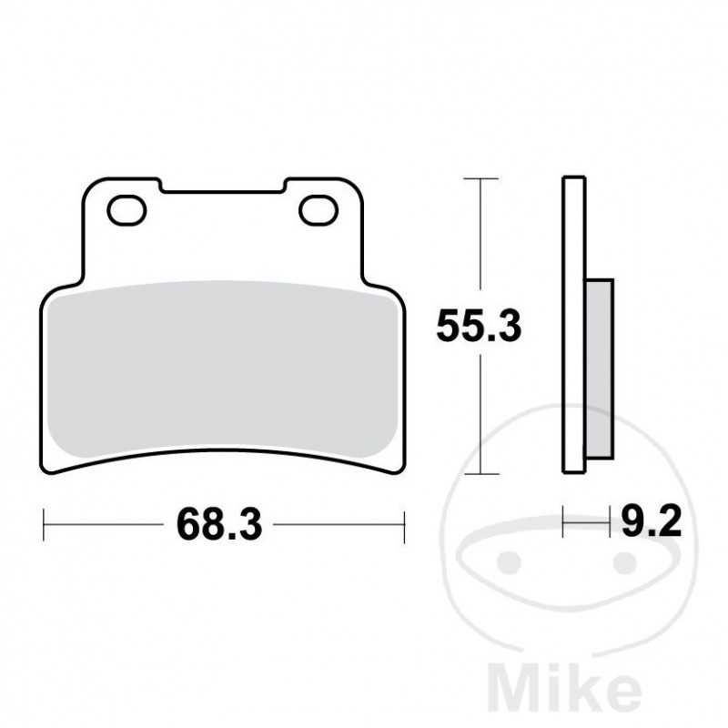 TRW Sintered front brake pads ALTN: 7322415 787.46.96
