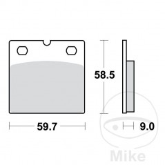 TRW Standard brake pads ALTN: 7328420 787.17.18